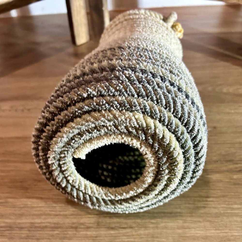 Handwoven Lasso Western Rope Basket Southwestern Cowboy Lariat Vase 5x10” Decor - Picture 6 of 6